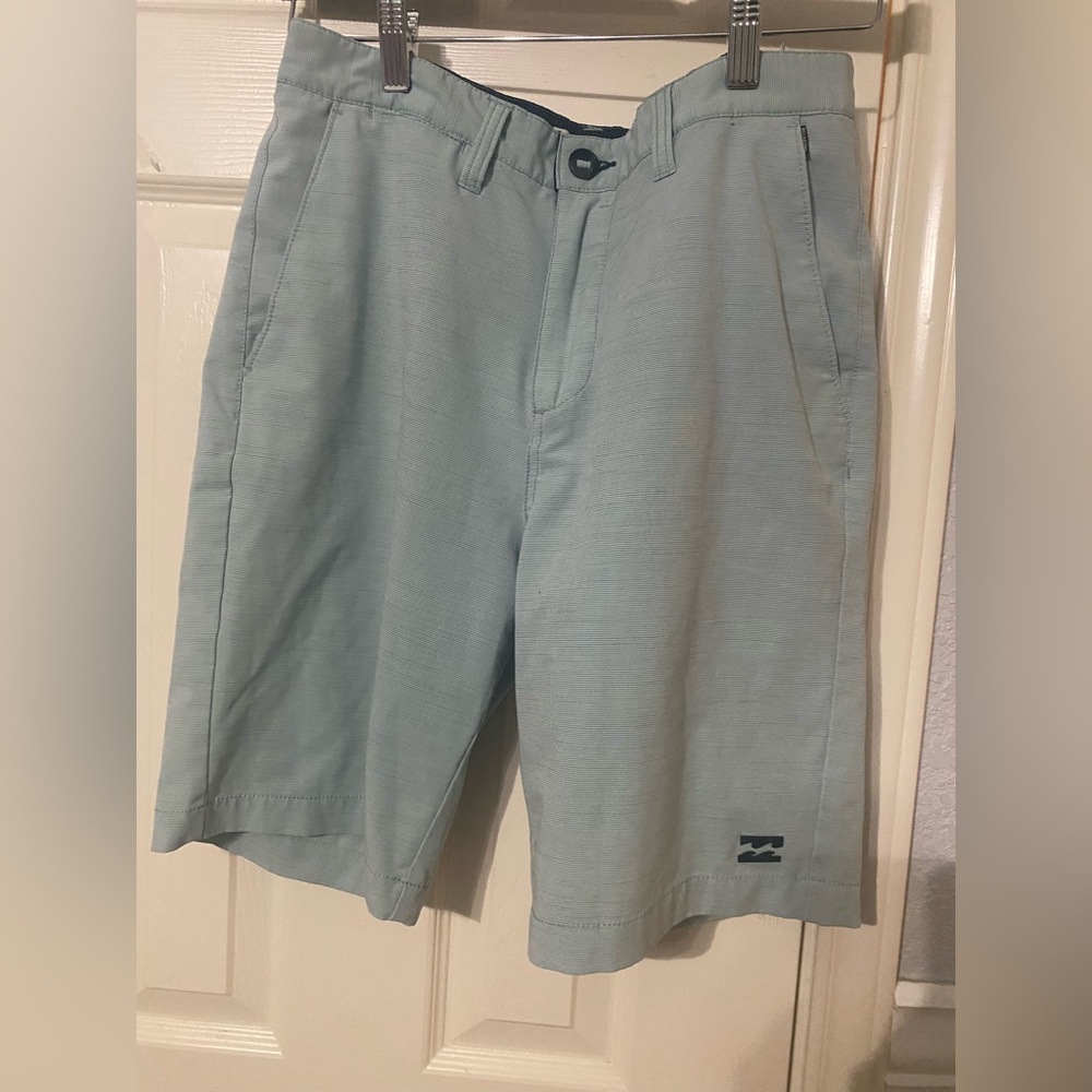 Men's Billabong sky blue submersibles crossfire quick dry shorts size 30